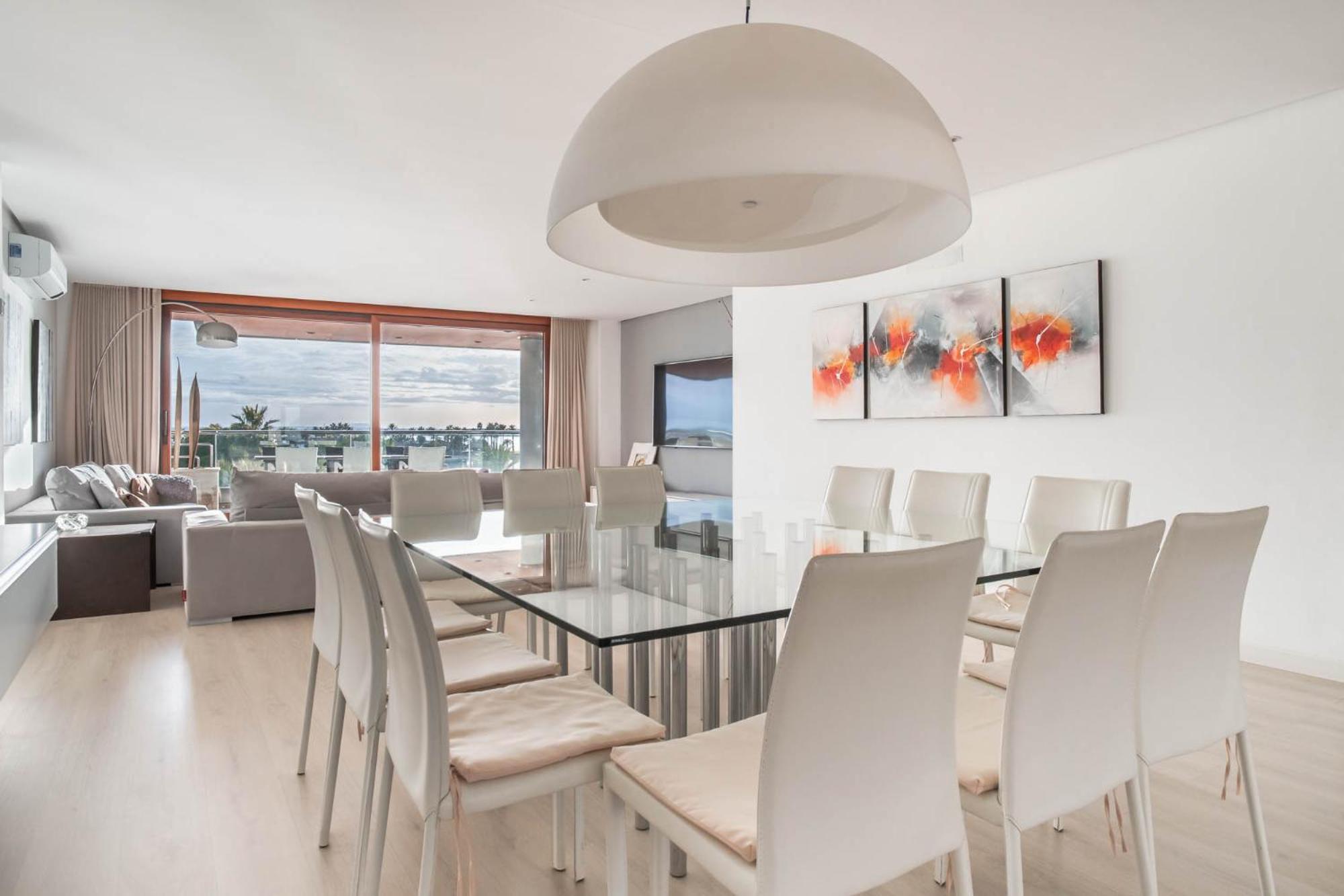 Luxury Sea View Apartment In Puerto De Alcudia Exteriör bild